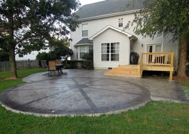 How To Stamp Concrete Patio