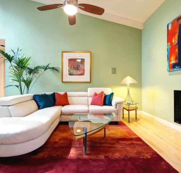 What Color Ceiling Fan For Living Room