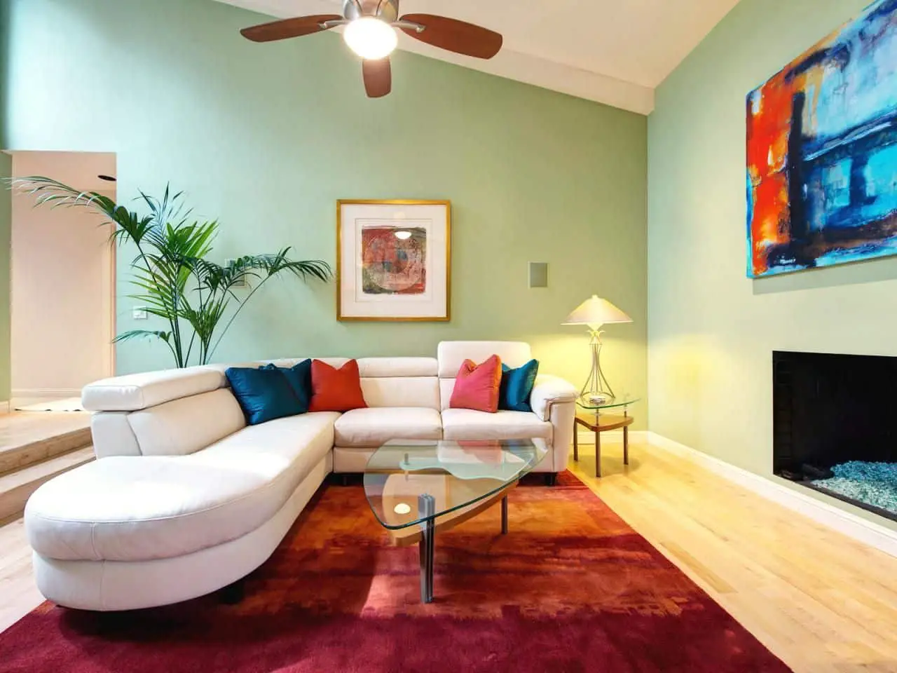 What Color Ceiling Fan For Living Room