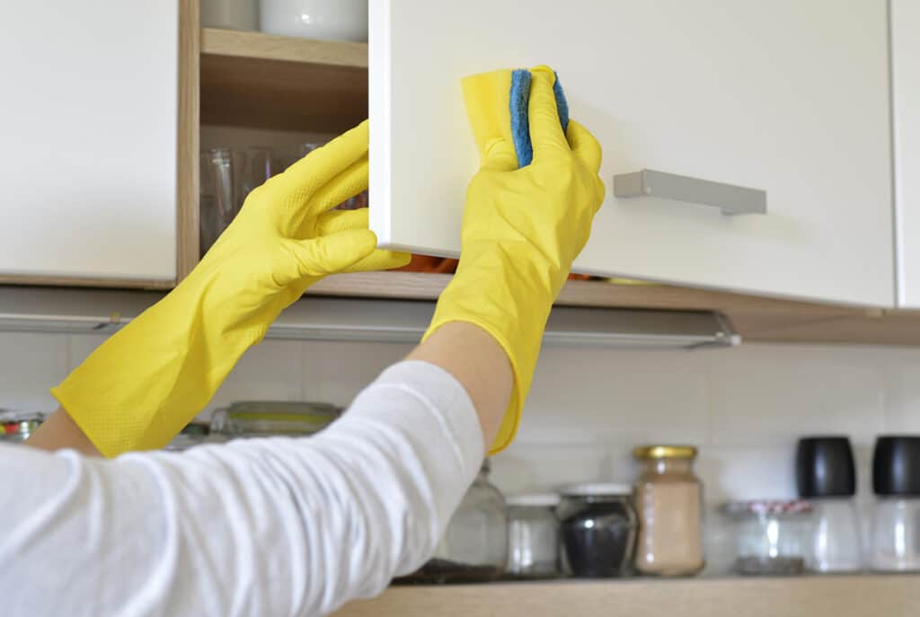 How To Clean Moldy Kitchen Cabinets