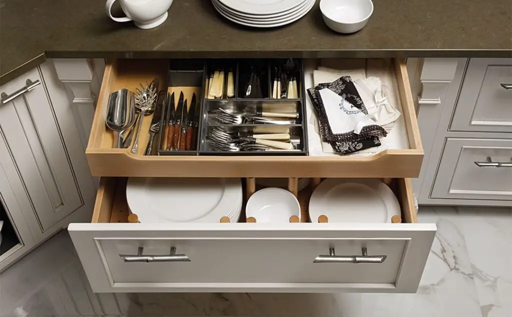 Kitchen Cabinet And Drawer Organization
