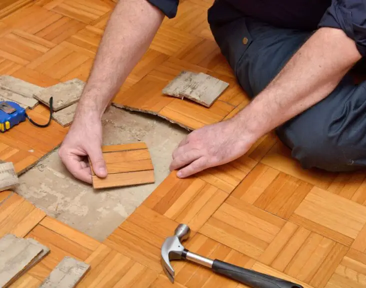 How To Fix Gouges In Wood Floor