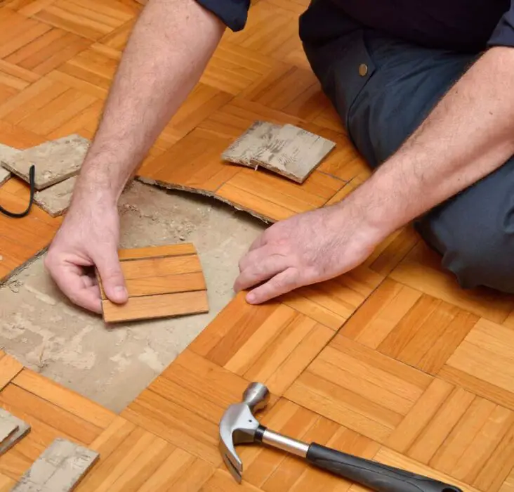 How To Fix Gouges In Wood Floor