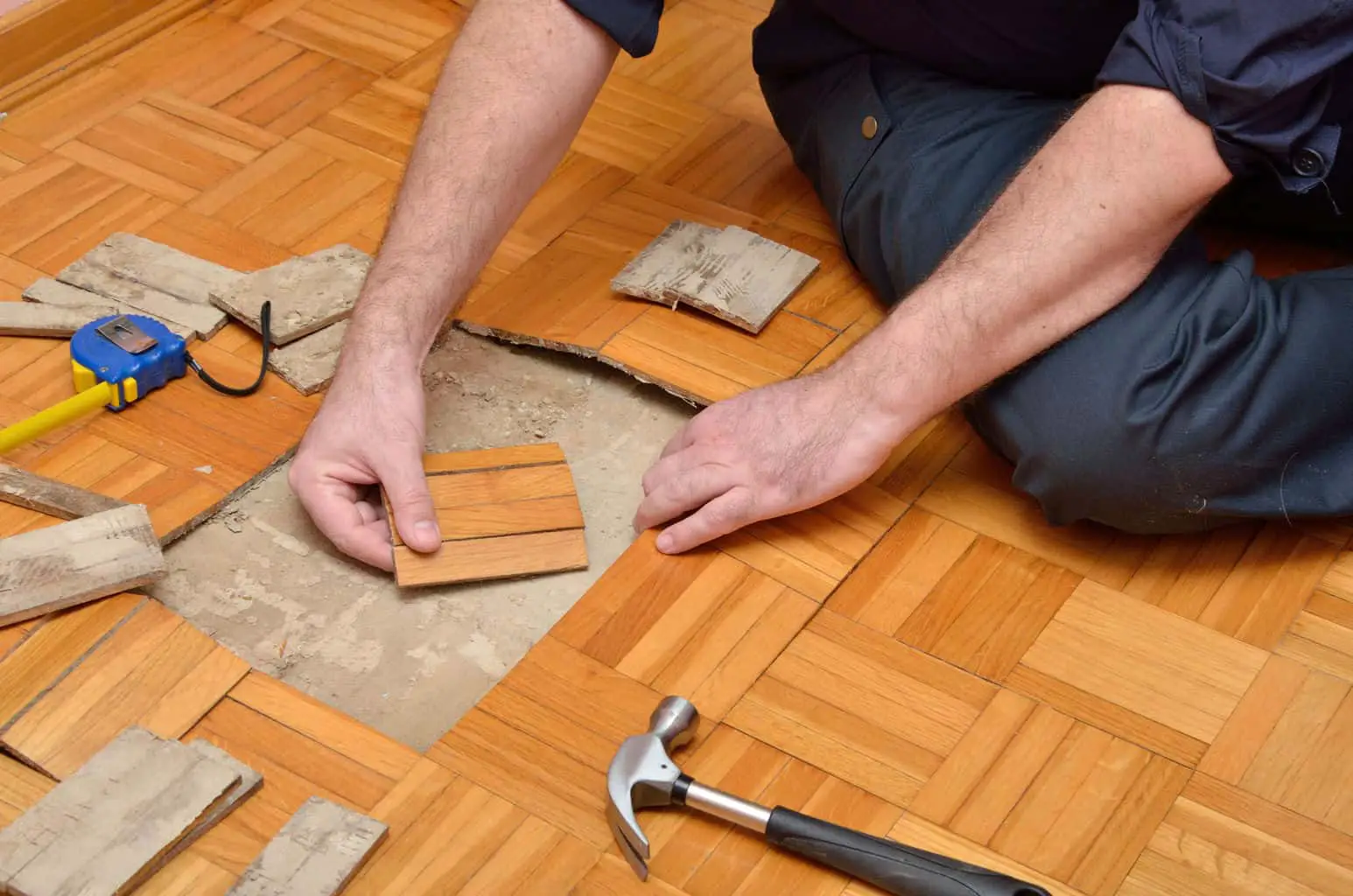 How To Fix Gouges In Wood Floor