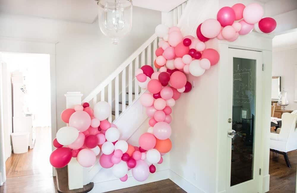 How To Attach Balloon Garland To Wall Without Command Hooks 