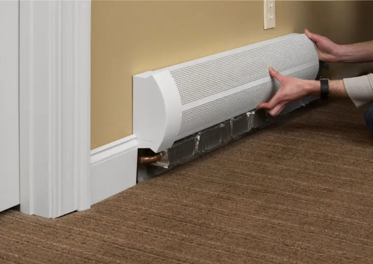 How To Work Around Baseboard Heaters