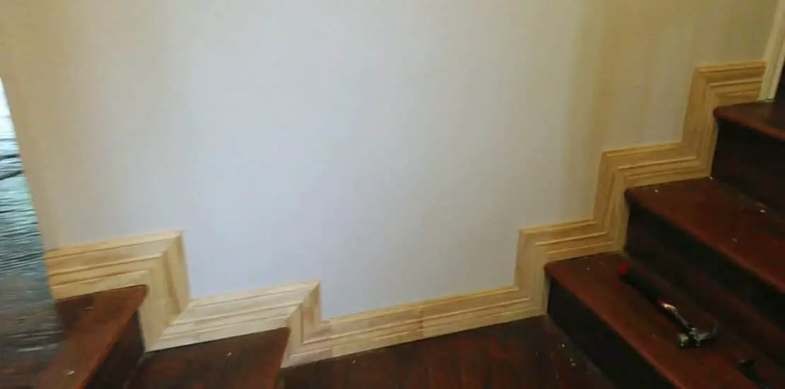How To End Baseboard At Stairs