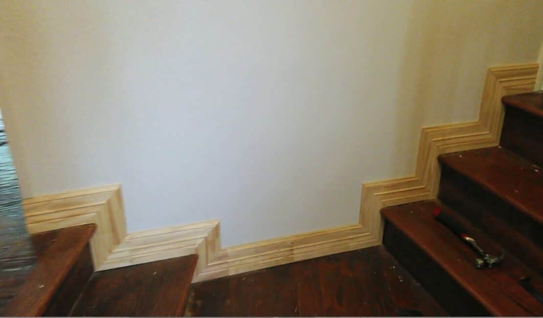 How To End Baseboard At Stairs