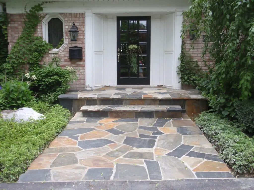 How To Fill Gaps In Flagstone Patio