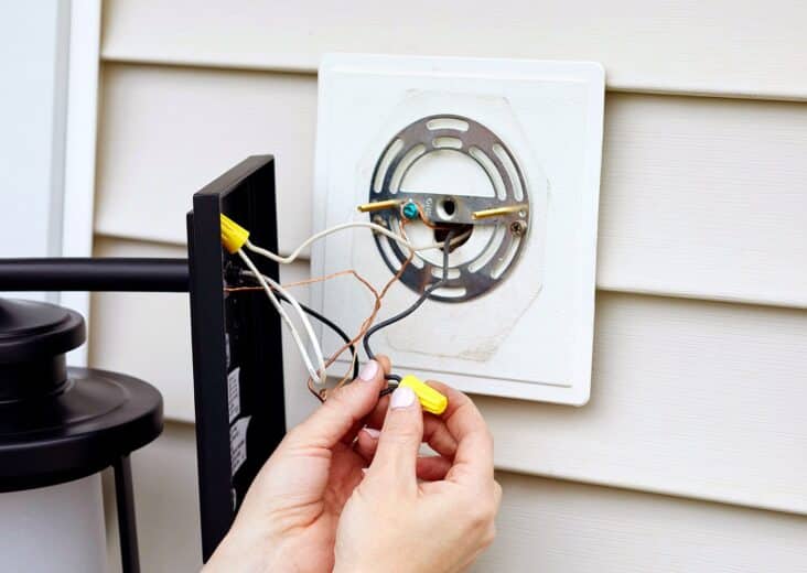 How To Install Junction Box For Exterior Light Fixture