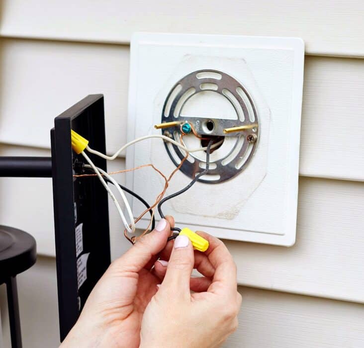 How To Install Junction Box For Exterior Light Fixture