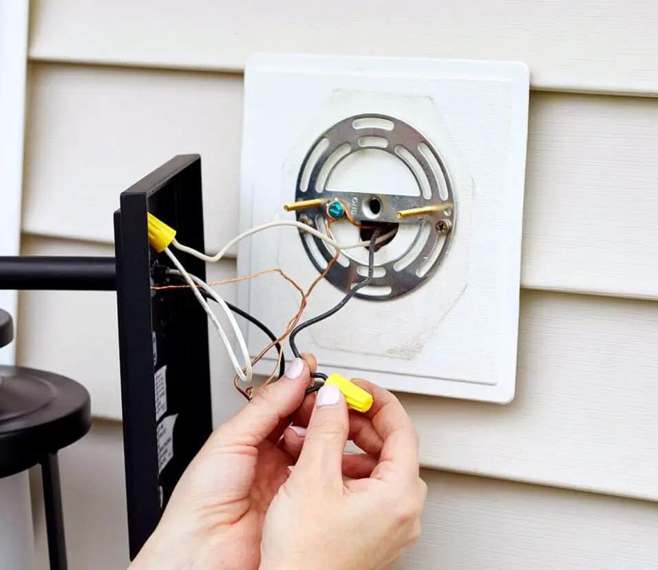 How To Install Junction Box For Exterior Light Fixture