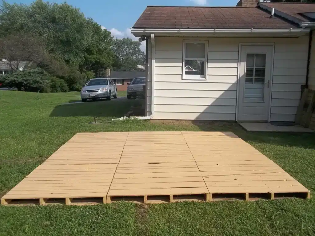 How To Make A Cheap Patio 