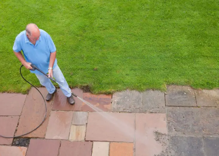 How To Get Paint Off Of Patio Slabs