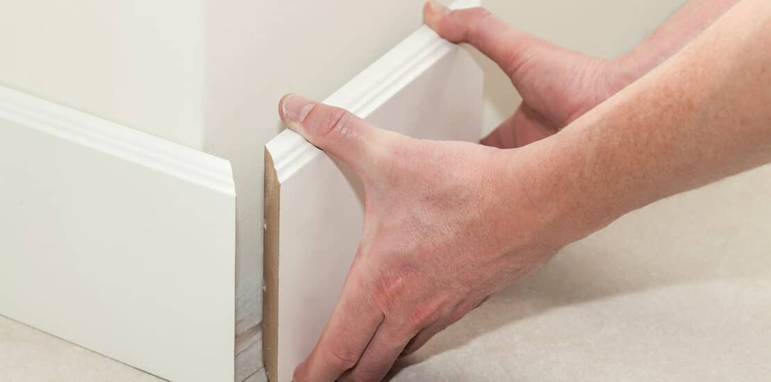 How To Attach Baseboard To Concrete