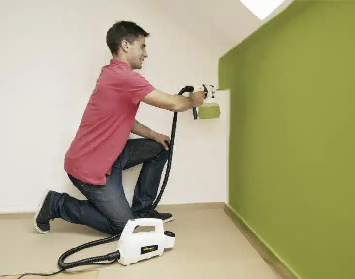 How To Spray Paint Interior Walls And Ceilings