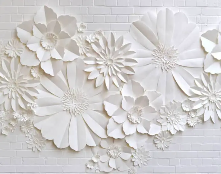 How To Make A Flower Wall Panel