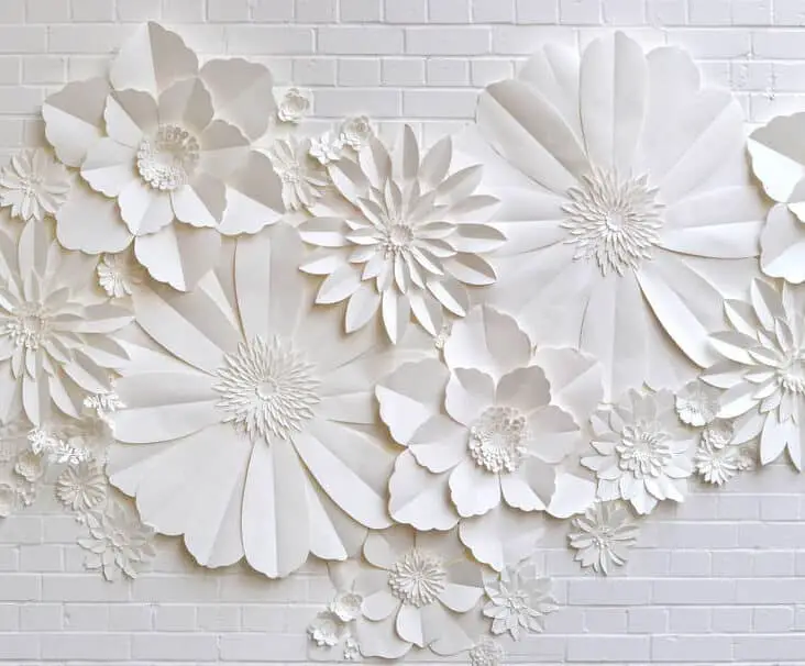 How To Make A Flower Wall Panel