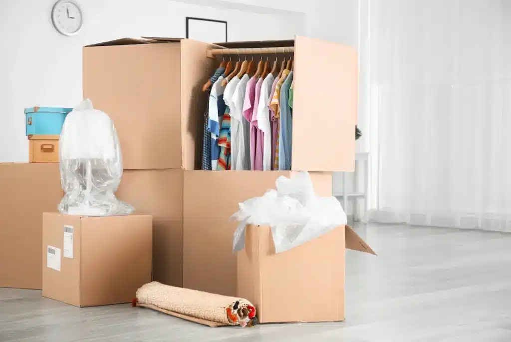 How To Pack A Wardrobe Box