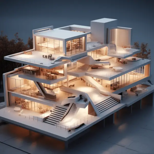 3D modeling software in architectural design