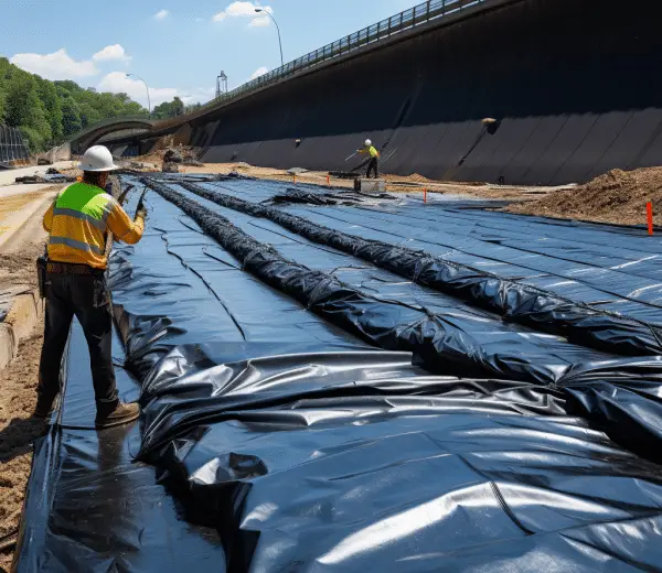 Geotextile applications in construction