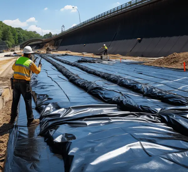 Geotextile applications in construction