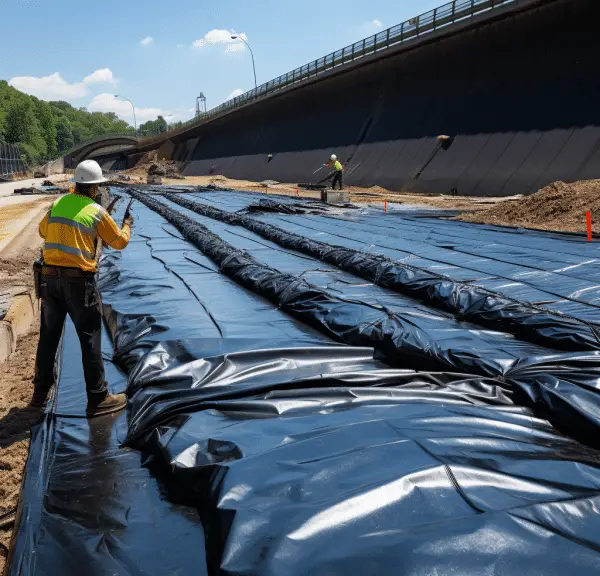 Geotextile applications in construction