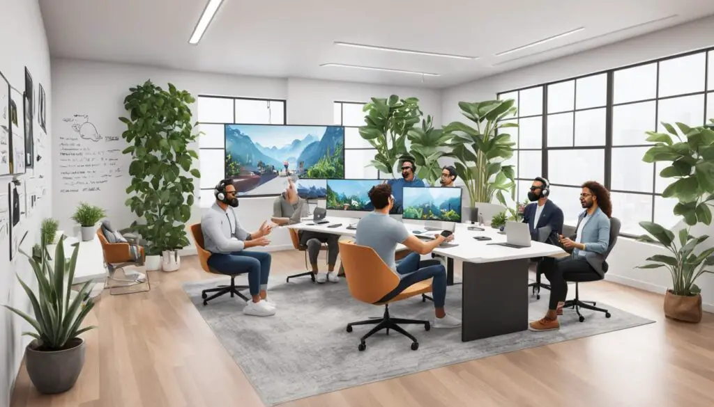 Collaborative VR Home Offices