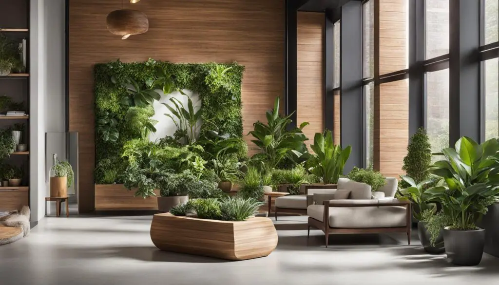 types of plants suitable for interior biophilic design