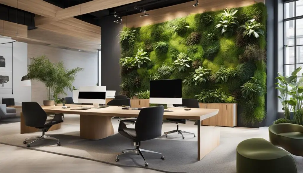 Workplace design biophilic office space