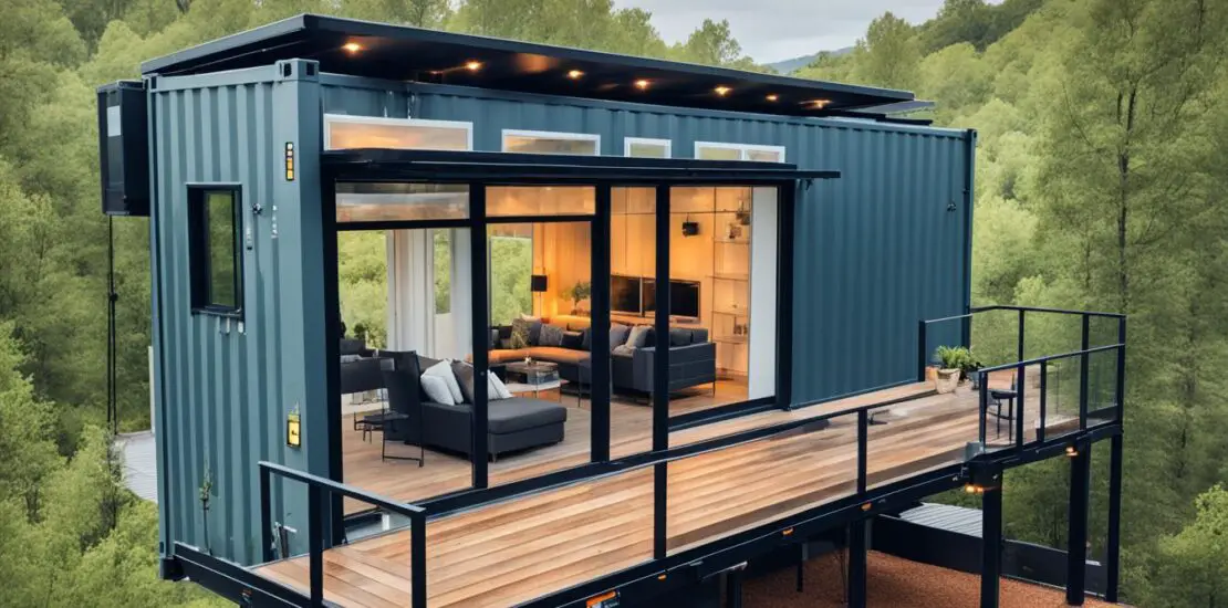 1. Shipping container homes
