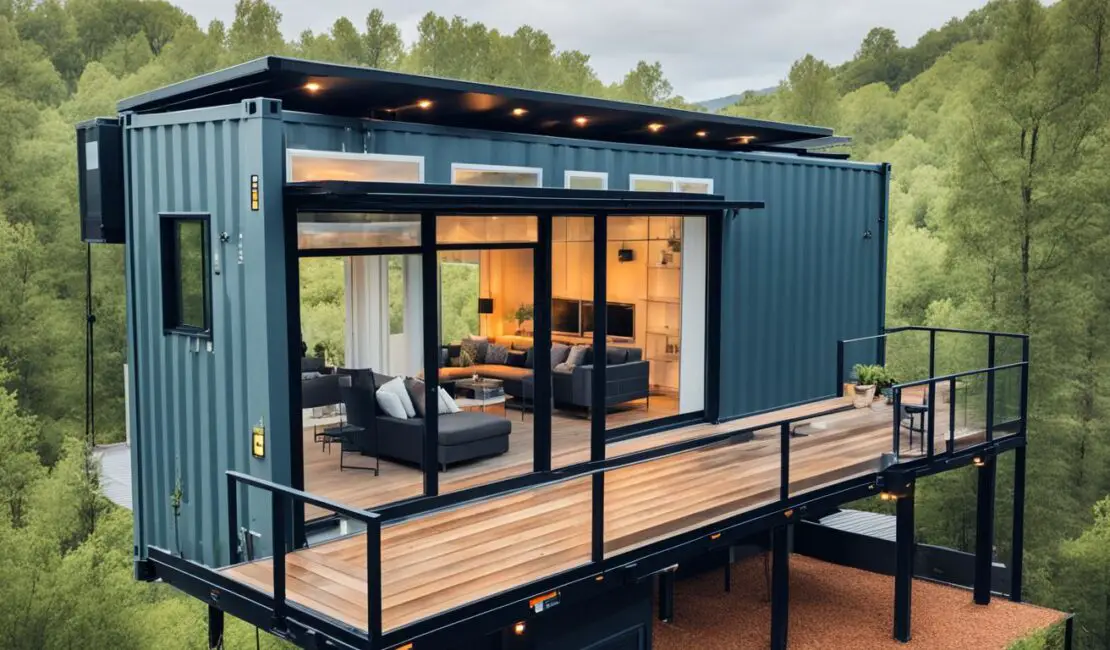 1. Shipping container homes