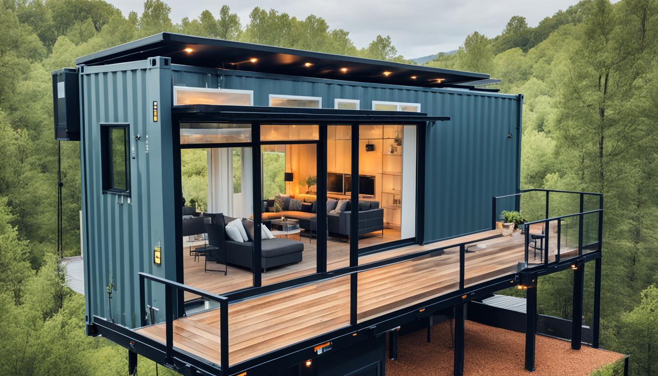1. Shipping container homes