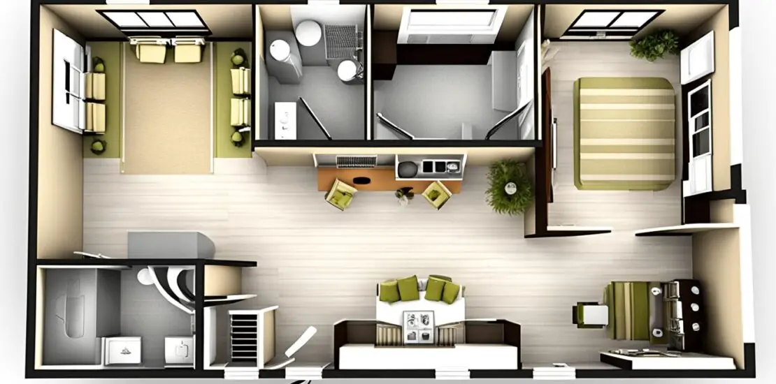 2 bedroom single wide mobile home floor plans