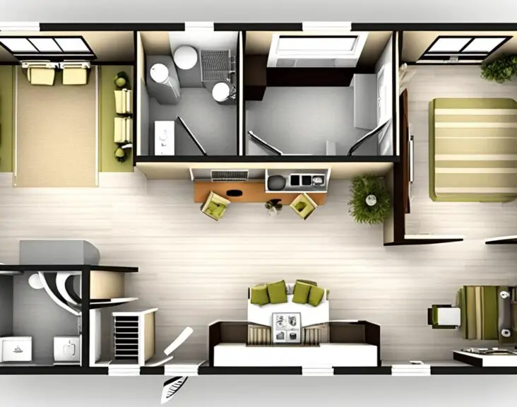 2 bedroom single wide mobile home floor plans