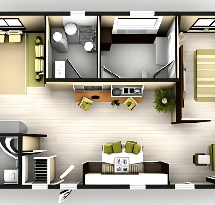 2 bedroom single wide mobile home floor plans