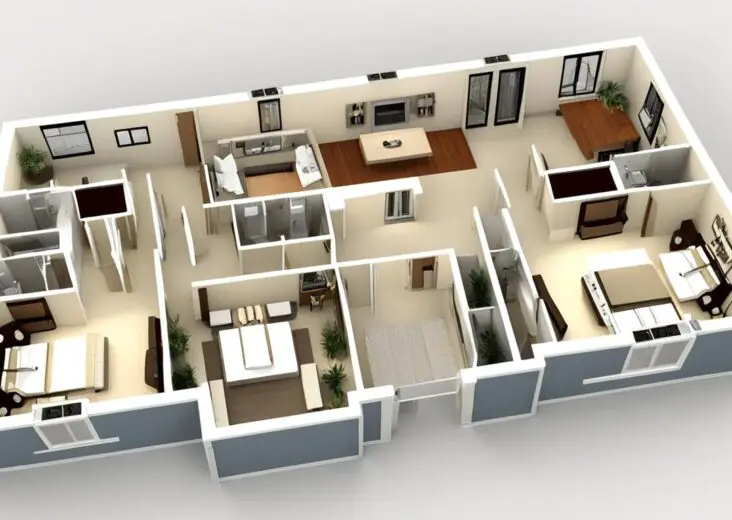 4 bedroom modular home floor plans