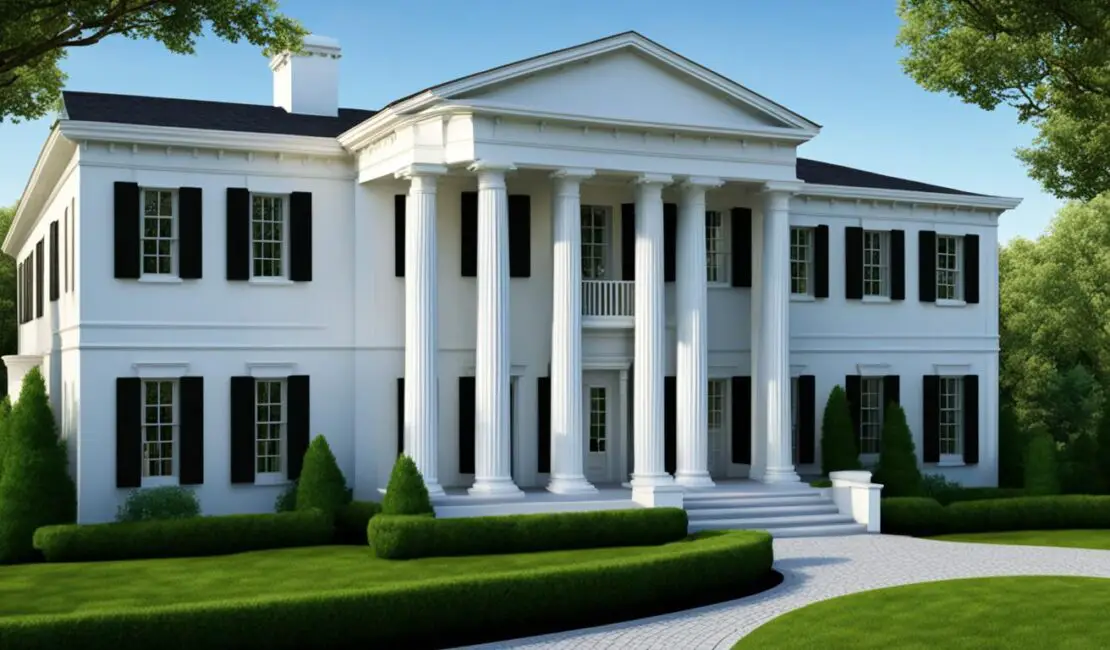 greek revival home plans