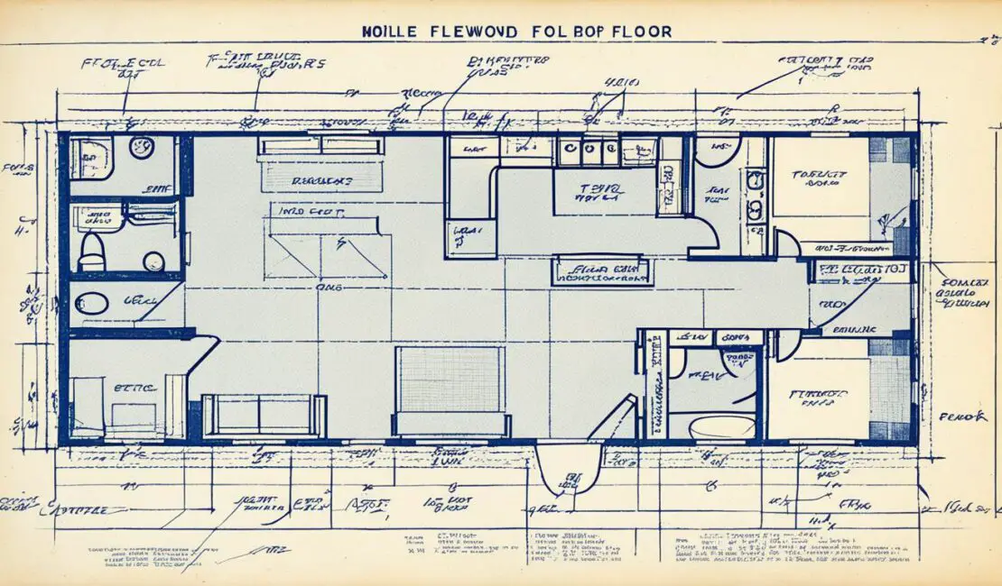 old fleetwood mobile home floor plans