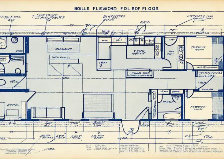 old fleetwood mobile home floor plans