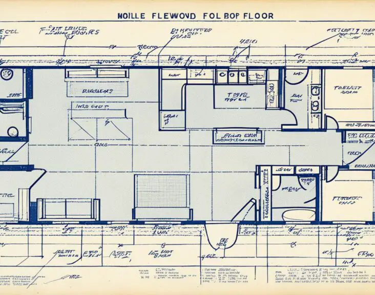 old fleetwood mobile home floor plans