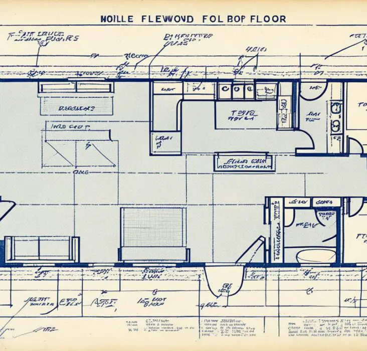 old fleetwood mobile home floor plans