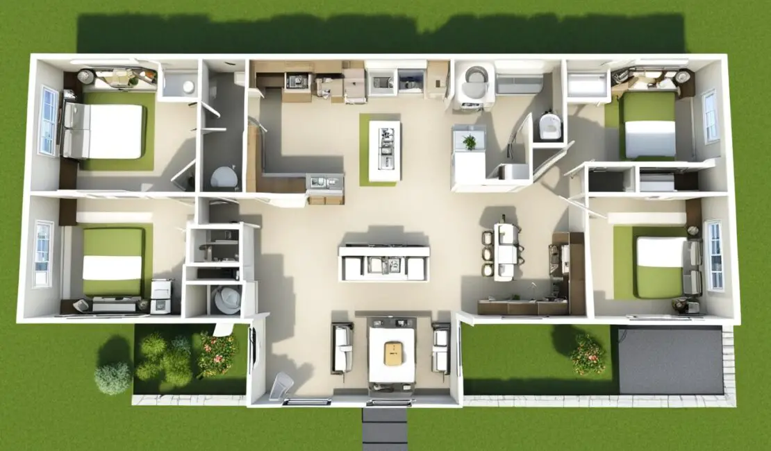 single wide mobile home floor plans 2 bedroom