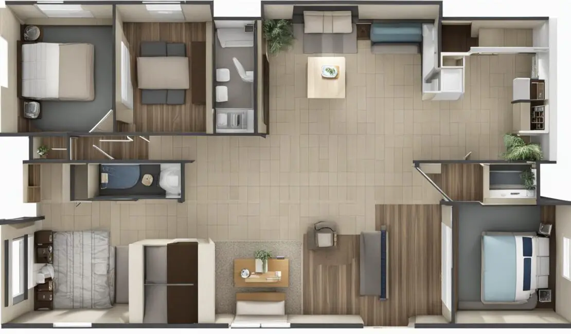 two bedroom 14x60 mobile home floor plans