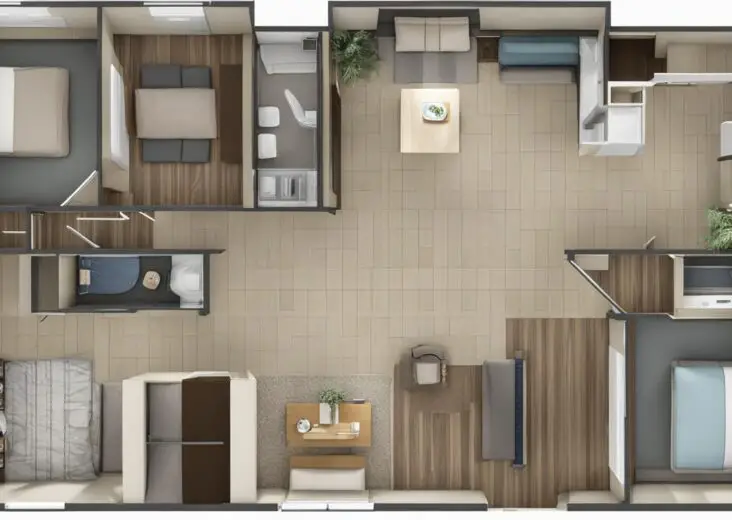 two bedroom 14x60 mobile home floor plans