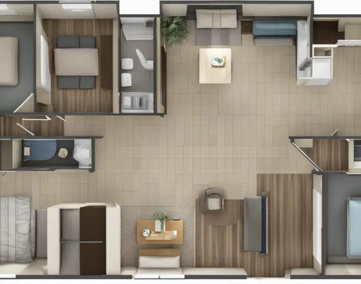 two bedroom 14x60 mobile home floor plans