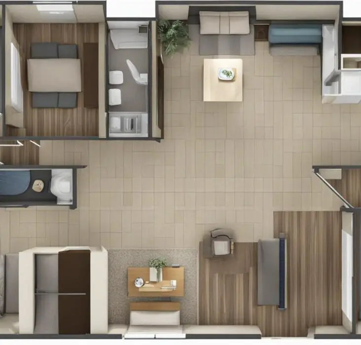 two bedroom 14x60 mobile home floor plans