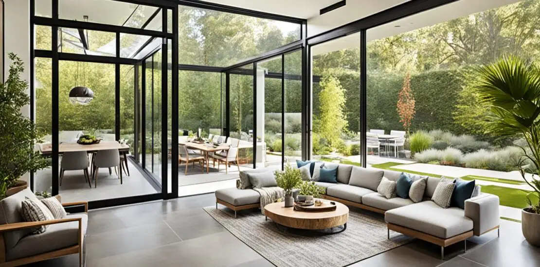 32. Indoor-outdoor living spaces