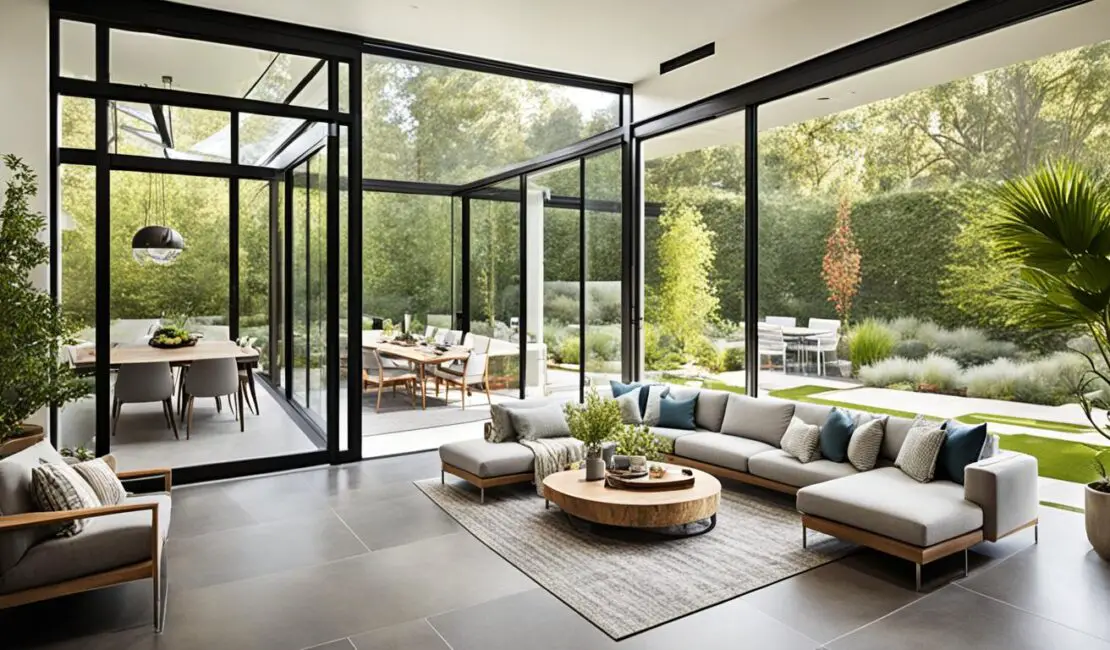 32. Indoor-outdoor living spaces