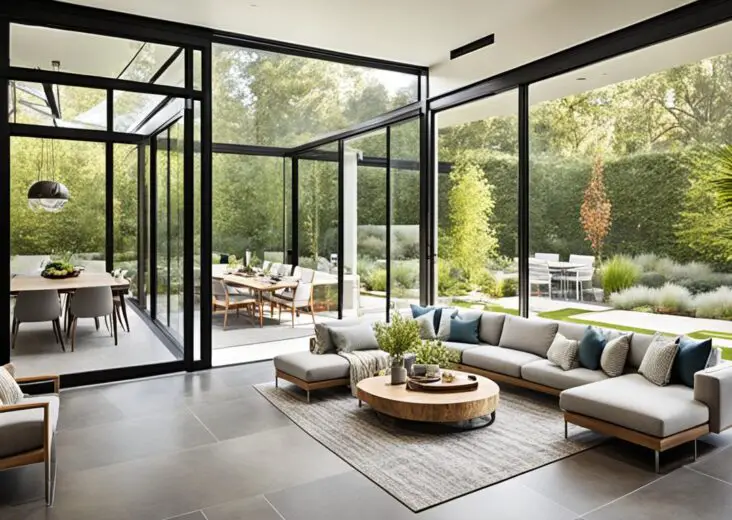 32. Indoor-outdoor living spaces